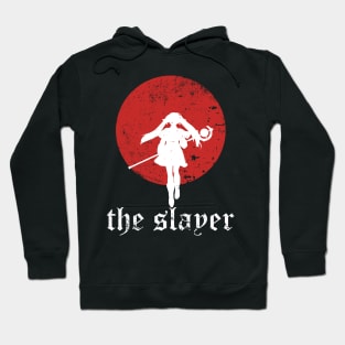 A design featuring Frieren the elf girl character as Frieren the Slayer with full moon background from Sousou no Frieren Frieren Beyond Journeys End or Frieren at the Funeral anime fall 2023 SNF50 Hoodie